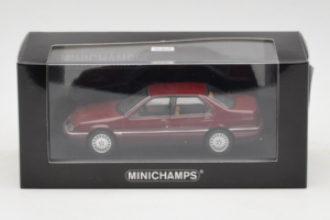 Alfa Romeo 164 3.0 Super V6 Tmavě Červený Minichamps 1:43 436120700 Kov – obrázek 4 z 4