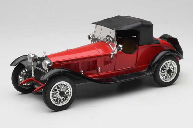 Alfa Romeo 6C 1750 Alfetta Červený Polistil 1:18 PL001 Kov