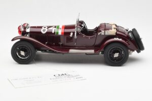 Alfa Romeo 1750 GS Spider #84 T. Nuvolari / B. Guidotti Mille Miglia Winner 1930 CMC 1:18 M-141 Kov – obrázek 3 z 6