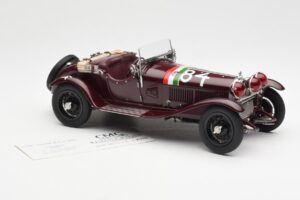 Alfa Romeo 1750 GS Spider #84 T. Nuvolari / B. Guidotti Mille Miglia Winner 1930 CMC 1:18 M-141 Kov – obrázek 4 z 6
