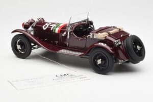 Alfa Romeo 1750 GS Spider #84 T. Nuvolari / B. Guidotti Mille Miglia Winner 1930 CMC 1:18 M-141 Kov – obrázek 5 z 6