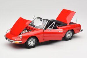 Alfa Romeo 2000 Spider Červený Minichamps 1:18 180120930 Kov – obrázek 2 z 8