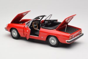 Alfa Romeo 2000 Spider Červený Minichamps 1:18 180120930 Kov – obrázek 5 z 8