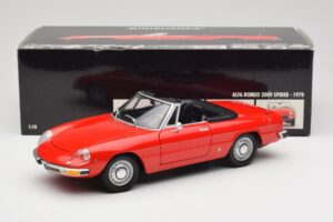 Alfa Romeo 2000 Spider Červený Minichamps 1:18 180120930 Kov – obrázek 8 z 8