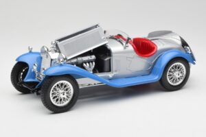 Alfa Romeo 2300 Spider Stříbrnomodrý Bburago 1:18 3008 Kov – obrázek 2 z 8