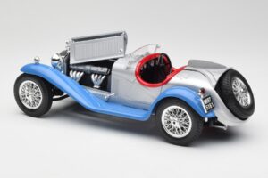 Alfa Romeo 2300 Spider Stříbrnomodrý Bburago 1:18 3008 Kov – obrázek 5 z 8