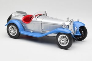 Alfa Romeo 2300 Spider Stříbrnomodrý Bburago 1:18 3008 Kov – obrázek 6 z 8