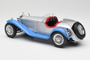Alfa Romeo 2300 Spider Stříbrnomodrý Bburago 1:18 3008 Kov – obrázek 7 z 8