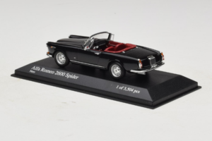 Alfa Romeo 2600 Spider Černý Minichamps 1:43 400120630 Kov – obrázek 3 z 4