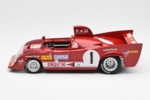 Alfa Romeo 33TT 12 #1 A. Merzario / J. Laffite 1000km Nurburgring Winner 1975 AUTOart 1:18 87505 Kov – obrázek 4 z 8