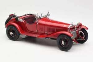 Alfa Romeo 6C 1750 GS Spider Bordeaux Červený CMC 1:18 M-138 Kov – obrázek 4 z 6