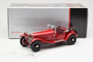 Alfa Romeo 6C 1750 GS Spider Bordeaux Červený CMC 1:18 M-138 Kov – obrázek 6 z 6