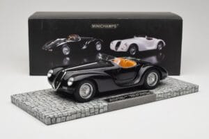 Alfa Romeo 6C 2500 SS Corsa Spider Černý Minichamps 1:18 107120231 Kov – obrázek 6 z 6