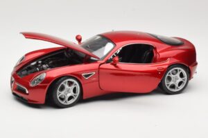 Alfa Romeo 8C Competizione Červený Bburago 1:18 18-11021 Kov – obrázek 2 z 8