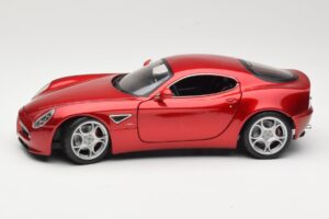 Alfa Romeo 8C Competizione Červený Bburago 1:18 18-11021 Kov – obrázek 4 z 8