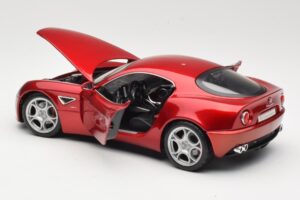 Alfa Romeo 8C Competizione Červený Bburago 1:18 18-11021 Kov – obrázek 5 z 8