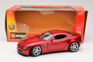 Alfa Romeo 8C Competizione Červený Bburago 1:18 18-11021 Kov – obrázek 8 z 8