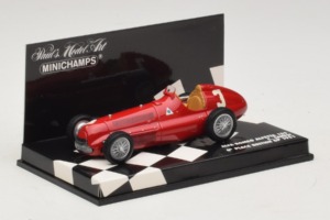 Alfa Romeo 159 Alfetta #3 C. Sanesi 6th Place British GP 1951 Minichamps 1:43 400511203 Kov – obrázek 2 z 5