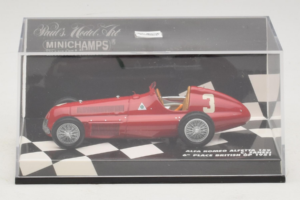 Alfa Romeo 159 Alfetta #3 C. Sanesi 6th Place British GP 1951 Minichamps 1:43 400511203 Kov – obrázek 5 z 5