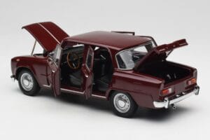 Alfa Romeo Giulia 1300 Tmavě Červený Minichamps 1:18 180120906 Kov – obrázek 5 z 8