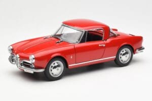 Alfa Romeo Giulietta 1300 Spider Červený AUTOart 1:18 70157 Kov