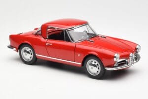 Alfa Romeo Giulietta 1300 Spider Červený AUTOart 1:18 70157 Kov – obrázek 6 z 8