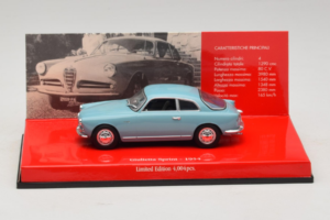 Alfa Romeo Giulietta Sprint Světle Modrý Minichamps 1:43 403120403 Kov