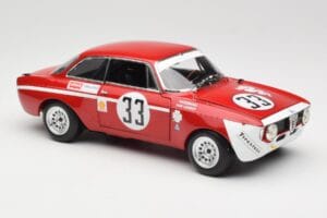 Alfa Romeo GTA 1300 Junior #33 T. Hezemans / G. van Lennep Hezemans Jarama 1972 Minichamps 1:18 100721233 Kov – obrázek 6 z 8