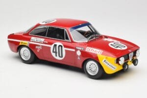 Alfa Romeo GTA 1300 Junior #40 F. Picchi / J-C. Chasseuil Division 1 Winners 12 Hours of Paul Ricard 1971 Minichamps 1:18 155 – obrázek 4 z 6