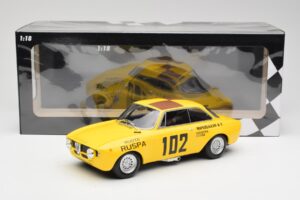 Alfa Romeo GTA 1300 #102 Squadra Corse R. Zanetti / M. Ruspa / Monzeglio Targa Florio 1971 Minichamps 1:18 155711202 Kov – obrázek 6 z 6