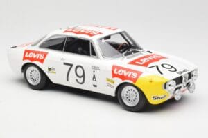 Alfa Romeo GTA 1300 #79 H. Rubens / C. Van Ryn 24 Hours of Spa 1971 Minichamps 1:18 155711279 Kov – obrázek 4 z 6