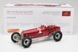 Alfa Romeo P3 #2 R. Caracciola German GP Winner 1932 CMC 1:18 M-220 Kov – obrázek 6 z 6