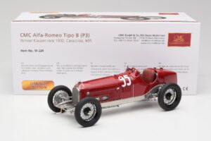 Alfa Romeo P3 #95 R. Caracciola Klausen Pass Hillclimb Winner 1932 CMC 1:18 M-224 Kov – obrázek 6 z 6