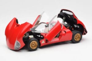 Alfa Romeo 33 Stradale Červený AUTOart 1:18 70191 Kov – obrázek 2 z 8