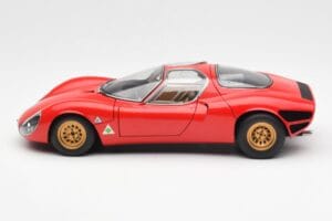 Alfa Romeo 33 Stradale Červený AUTOart 1:18 70191 Kov – obrázek 4 z 8
