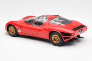 Alfa Romeo 33 Stradale Červený AUTOart 1:18 70191 Kov – obrázek 7 z 8