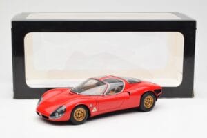 Alfa Romeo 33 Stradale Červený AUTOart 1:18 70191 Kov – obrázek 8 z 8
