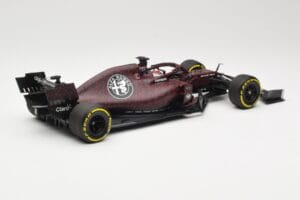Alfa Romeo Racing C38 #7 K. Raikkonen Valentine's Day Livery Shakedown Fiorano 14th February 2019 Minichamps 1:18 110199907 K – obrázek 2 z 6