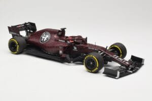 Alfa Romeo Racing C38 #7 K. Raikkonen Valentine's Day Livery Shakedown Fiorano 14th February 2019 Minichamps 1:18 110199907 K – obrázek 4 z 6
