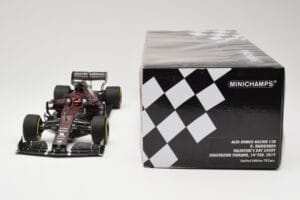 Alfa Romeo Racing C38 #7 K. Raikkonen Valentine's Day Livery Shakedown Fiorano 14th February 2019 Minichamps 1:18 110199907 K – obrázek 6 z 6