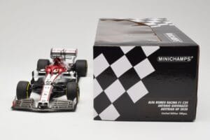 Alfa Romeo Racing C39 #99 A. Giovinazzi Austrian GP 2020 Minichamps 1:18 110200199 Kov – obrázek 6 z 6