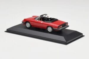 Alfa Romeo Spider 2000 Alfa Červený Minichamps 1:43 436120760 Kov – obrázek 3 z 4