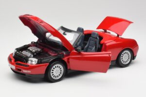 Alfa Romeo Spider 916 Alfa Červený Maisto 1:18 50278 Kov – obrázek 2 z 8