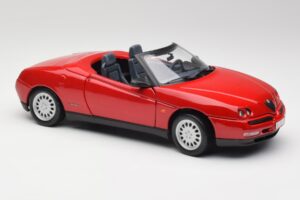 Alfa Romeo Spider 916 Alfa Červený Maisto 1:18 50278 Kov – obrázek 6 z 8