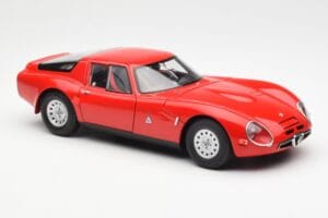 Alfa Romeo TZ2 Červený AUTOart 1:18 70198 Kov – obrázek 4 z 6