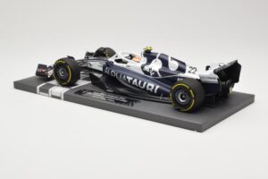 AlphaTauri AT03 #22 Y. Tsunoda Bahrain GP 2022 Minichamps 1:18 117220122 Kov – obrázek 5 z 6