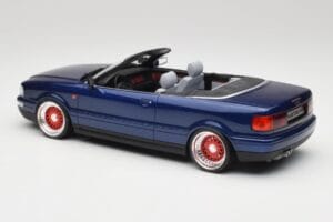 Audi 80 B4 Kabriolet Ming Modrý Metallic Custom Wheels Otto 1:18 OT806-C Pryskyřice – obrázek 5 z 6