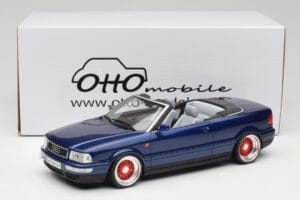 Audi 80 B4 Kabriolet Ming Modrý Metallic Custom Wheels Otto 1:18 OT806-C Pryskyřice – obrázek 6 z 6