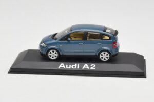 Audi A2 Blue Metallic Minichamps 1:43 20022200748005 Kov