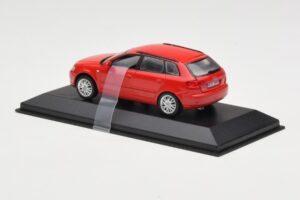 Audi A3 8P Sportback Červený Minichamps 1:43 5010403023 Kov – obrázek 3 z 4